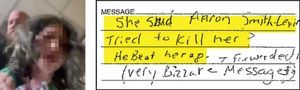 The victim recorded the hotel room altercation she had with Smith-Levin, then reported in a call to the authorities that he had “tried to kill her.”