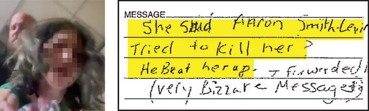The victim recorded the hotel room altercation she had with Smith-Levin, then reported in a call to the authorities that he had “tried to kill her.”